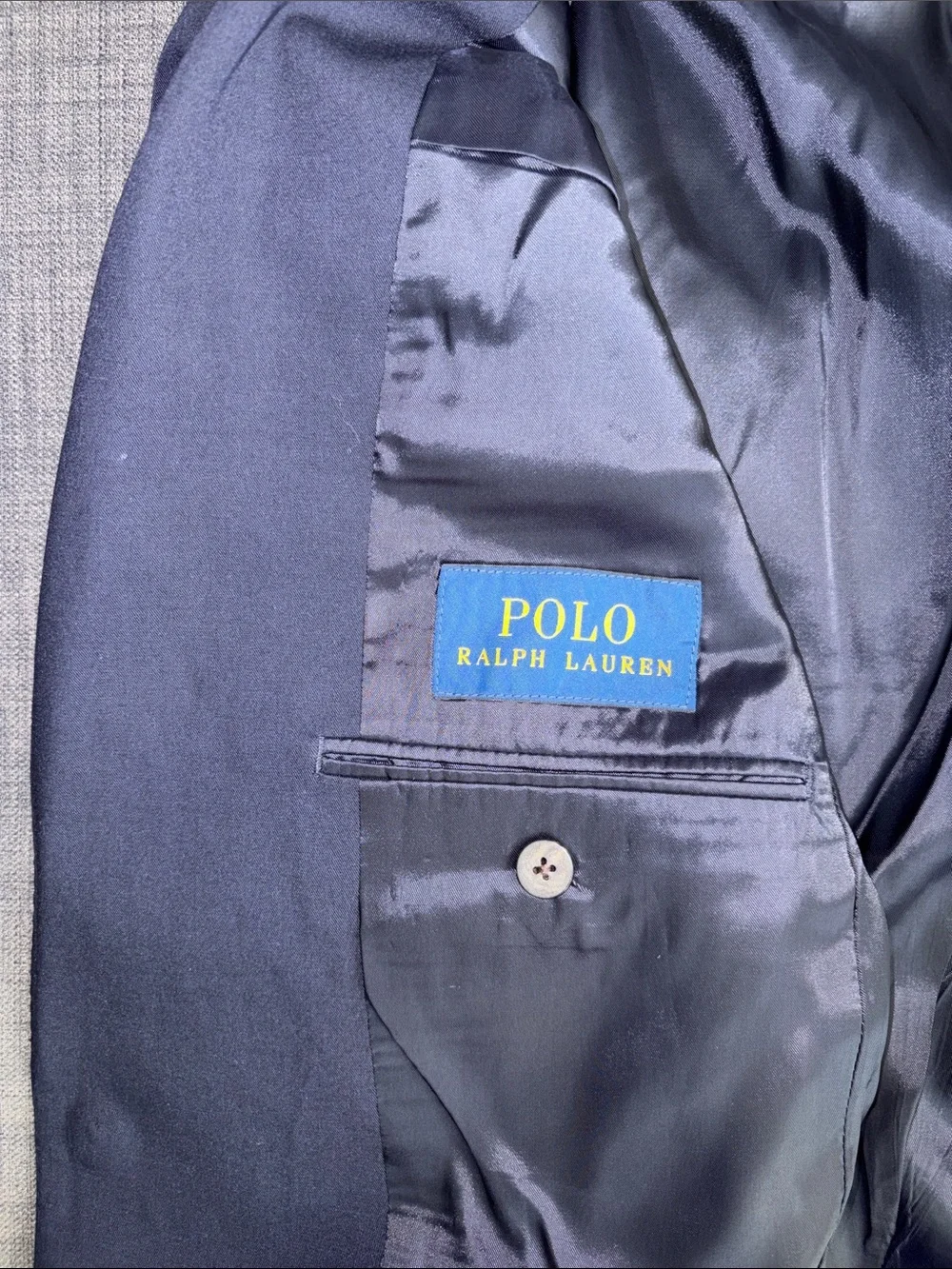 Polo by Ralph Lauren Men's Navy Two-Button Sport Coat 42R